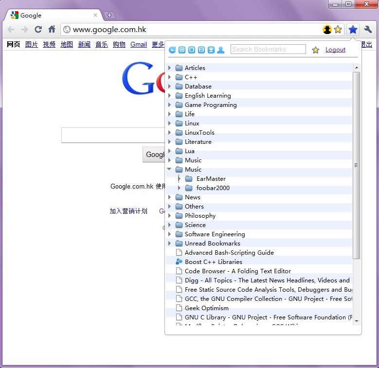 Google Bookmarks